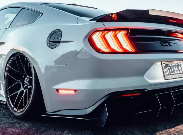 Street Aero 2018-2022 Ford Mustang GT Rear Side Fins