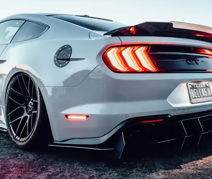Street Aero 2018-2022 Ford Mustang GT Rear Side Fins