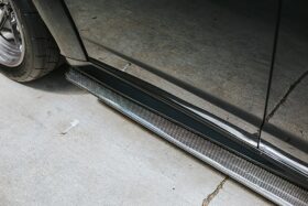 Anderson Composites 2020-2021 Dodge Charger Hellcat Widebody Carbon Fiber Rocker Panel Side Skirt Splitters - Image 1
