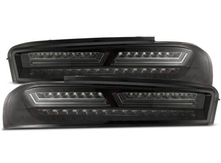 AlphaRex 2016-2018 Chevrolet Camaro PRO-Series LED Jet Black Rear Tail Lights