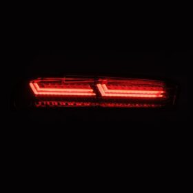 AlphaRex 2016-2018 Chevrolet Camaro PRO-Series LED Jet Black Rear Tail Lights - Image 1