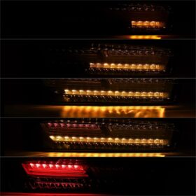 AlphaRex 2016-2018 Chevrolet Camaro PRO-Series LED Jet Black Rear Tail Lights - Image 3
