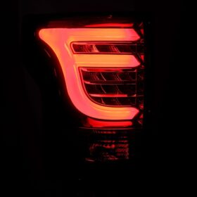 AlphaRex 2015-2020 Ford F-150 PRO-Series LED Jet Black Rear Tail Lights - Image 2