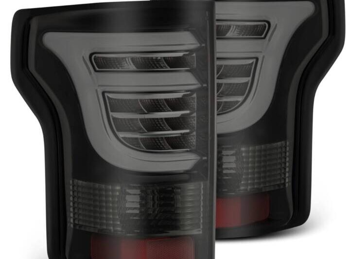 AlphaRex 2015-2020 Ford F-150 PRO-Series LED Jet Black Rear Tail Lights