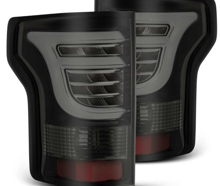 AlphaRex 2015-2020 Ford F-150 PRO-Series LED Jet Black Rear Tail Lights