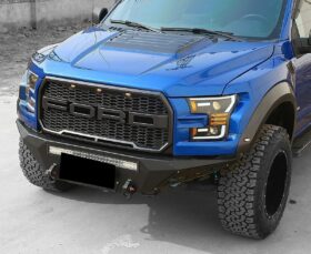 AlphaRex 2015-2020 Ford F-150 / Raptor LUXX-Series LED Projector Black Headlights - Image 1