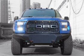 AlphaRex 2015-2020 Ford F-150 / Raptor NOVA-Series LED Projector Alpha Black Headlights - Image 4