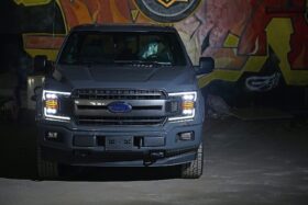 AlphaRex 2018-2020 Ford F-150 NOVA-Series LED Projector Alpha Black Headlights - Image 4