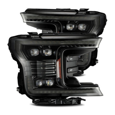 AlphaRex 2018-2020 Ford F-150 NOVA-Series LED Projector Alpha Black Headlights