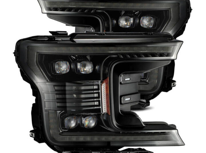 AlphaRex 2018-2020 Ford F-150 NOVA-Series LED Projector Alpha Black Headlights