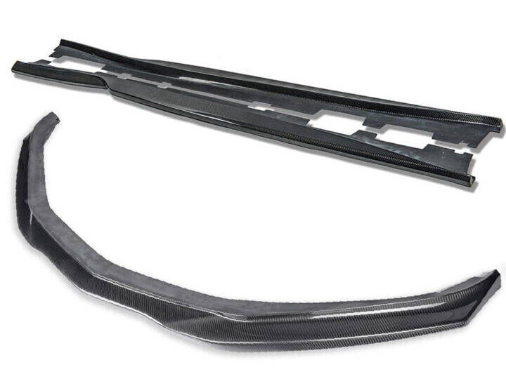 EOS 2016-2021 Chevrolet Camaro SS RS T6 Carbon Fiber Front Splitter Lip & Side Skirts