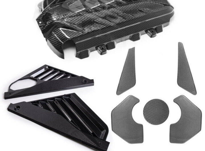 EOS 2020-2024 Chevrolet Corvette C8 Carbon Fiber Engine Bay Appearance Package
