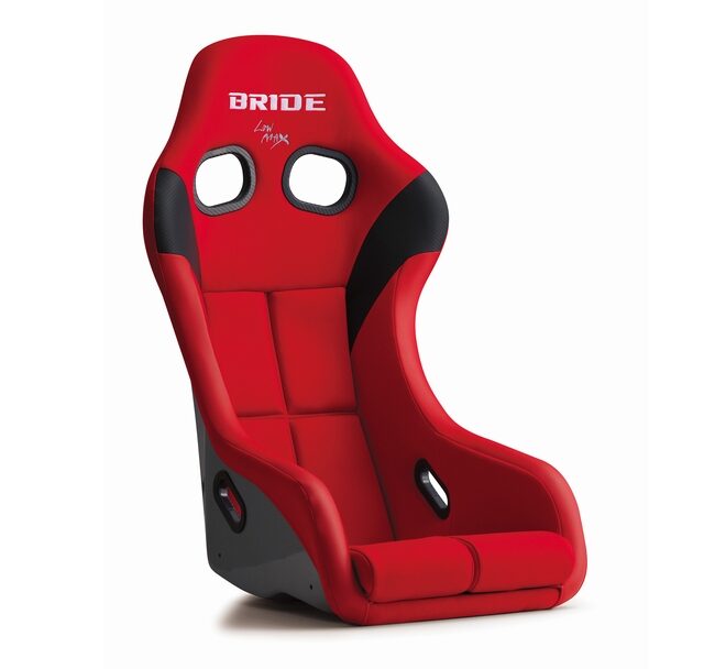 Bride ZETA IV Red / Aramid Black Carbon Shell Fixed Bucket Seat
