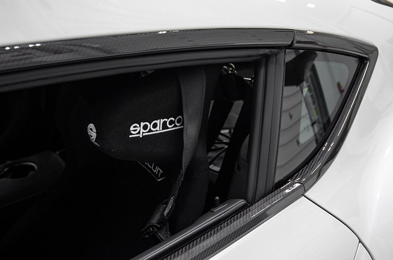 OLM 2020-2022 Toyota Supra LE Carbon Fiber Door Molding 6PC Covers - Image 4