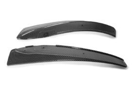 EOS 2005-2013 Chevrolet Corvette C6 | ZR1 Style Hydro-Dipped Carbon Fiber Side Skirt Mud Flaps - Image 2