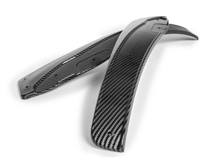 EOS 2005-2013 Chevrolet Corvette C6 | ZR1 Style Hydro-Dipped Carbon Fiber Side Skirt Mud Flaps