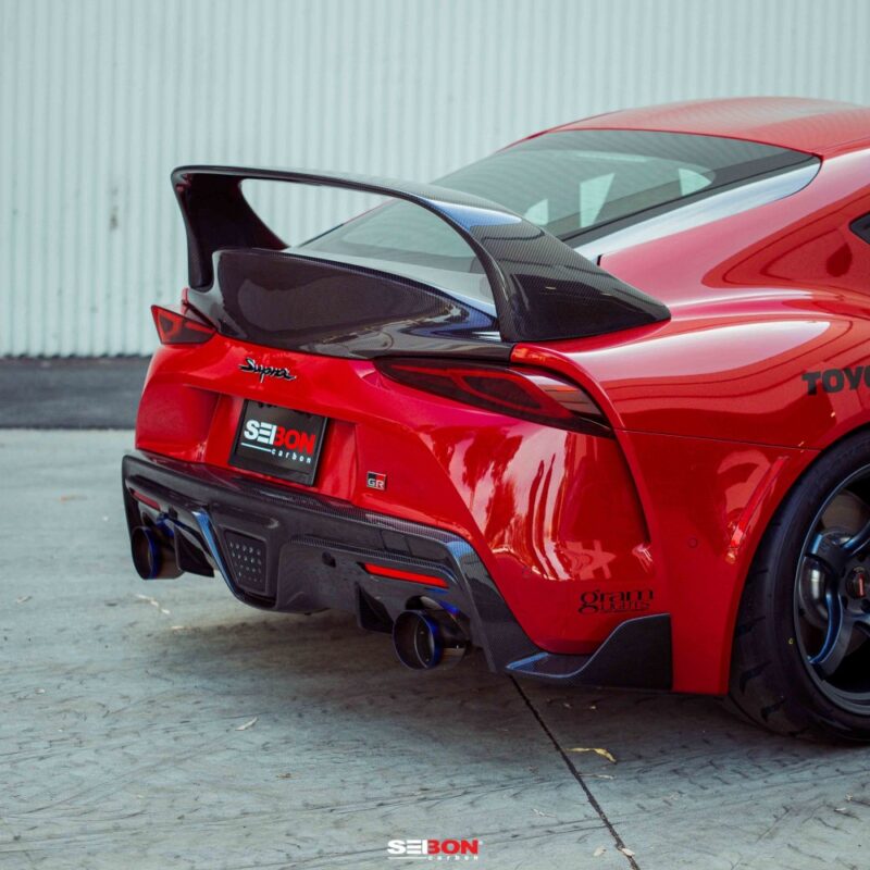 Seibon Carbon 20202022 Toyota Supra GR Carbon Fiber Rear Diffuser