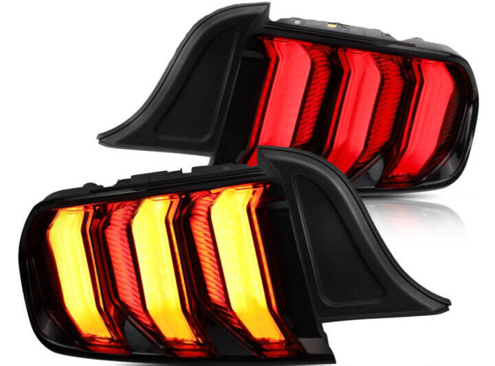 Vland 2015-2023 Ford Mustang Red LED Rear Tail Lights