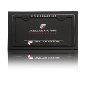 Function Factory Performance 2 Hole Carbon Fiber License Plate Frame - Image 1