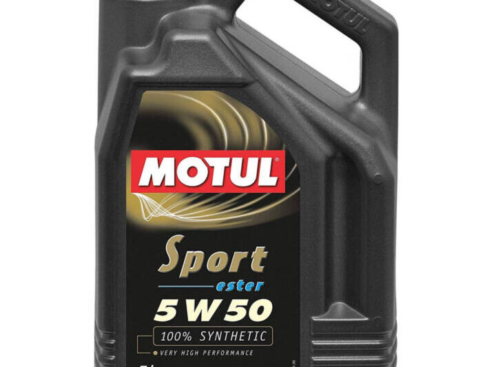 Motul Sport Ester 5W-50 Synthetic High Performance Motor Oil 5L