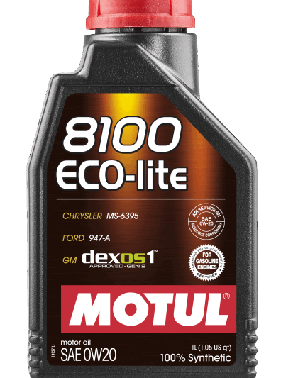 Motul 8100 0W20 ECO-LITE 1L Synthetic Engine Oil