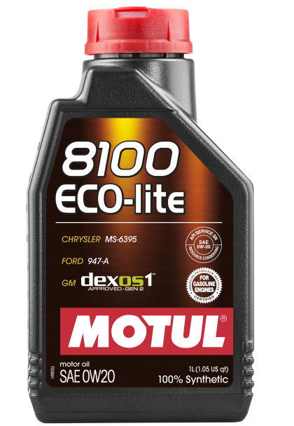 Motul 8100 0W20 ECO-LITE 1L Synthetic Engine Oil
