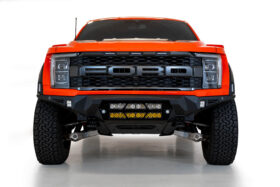 ADD 2021-2024 Ford Raptor Bomber Front Bumper – 20 Inch Lights - Image 1