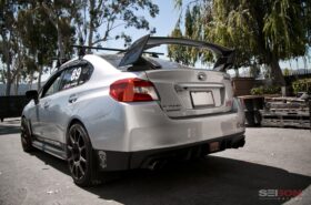 Seibon Carbon Subaru WRX / STI Carbon Fiber S Style Rear Wing Spoiler - Image 8
