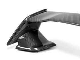 Seibon Carbon Subaru WRX / STI Carbon Fiber S Style Rear Wing Spoiler - Image 6