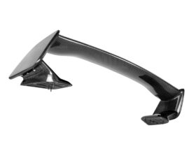Seibon Carbon Subaru WRX / STI Carbon Fiber S Style Rear Wing Spoiler - Image 3