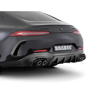 Brabus 2019-2021 Mercedes-Benz GT 63 AMG Glossy Carbon Fiber Rear Fascia Bumper Attachments