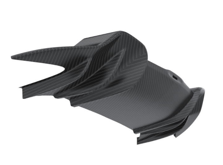 1016 Industries 2015-2020 McLaren 570S Carbon Fiber Rear Diffuser