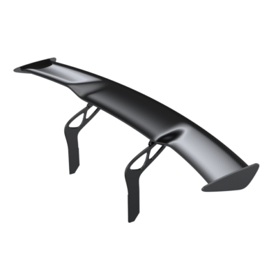 1016 Industries 2015-2020 McLaren 570S Carbon Fiber Rear Race Wing With Tips