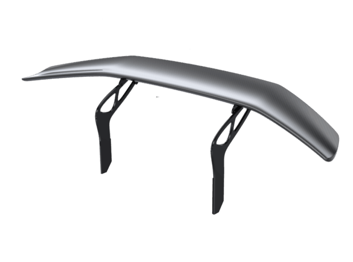 1016 Industries 2015-2020 McLaren 570S V2 Carbon Fiber Rear Wing