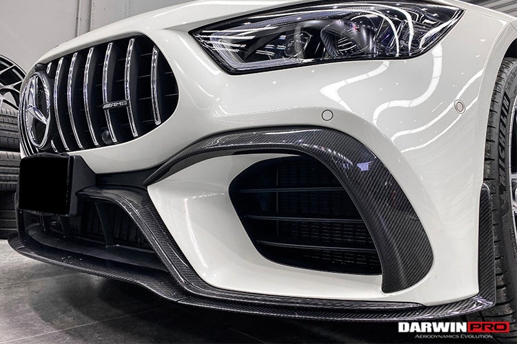 DarwinPro 2019-2021 Mercedes-Benz AMG GT63 Carbon Fiber Front Canards - Image 2