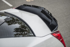 EOS 2009-2015 Cadillac CTS-V Sedan Glossy Black Rear Trunk Wing Wickerbill Spoiler - image 2