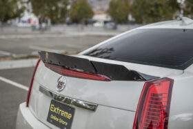 EOS 2009-2015 Cadillac CTS-V Sedan Glossy Black Rear Trunk Wing Wickerbill Spoiler - image 4