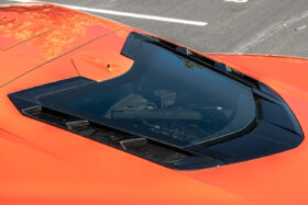 EOS 2020-2024 Chevrolet Corvette C8 Carbon Fiber Rear Hatch Engine Vent Covers - Image 1