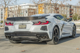 EOS 2020-2024 Chevrolet Corvette C8 Carbon Fiber Rear Ducktail Wing Spoiler - Image 5
