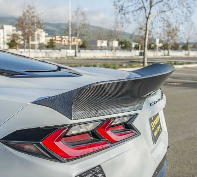 EOS 2020-2024 Chevrolet Corvette C8 Carbon Fiber Rear Ducktail Wing Spoiler