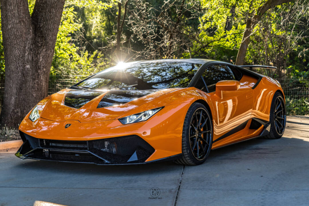 1016 Industries 2016-2019 Lamborghini Huracan LP580 Forged Carbon Fiber Front Bumper - Image 4