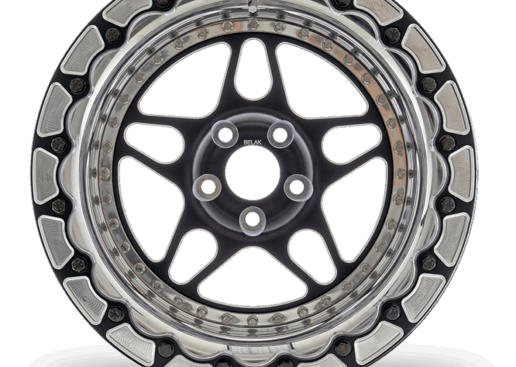 Belak Industries 2015-2020 Ford Mustang Series 3 Bead Lock Rear Drag Wheel 17x10.5