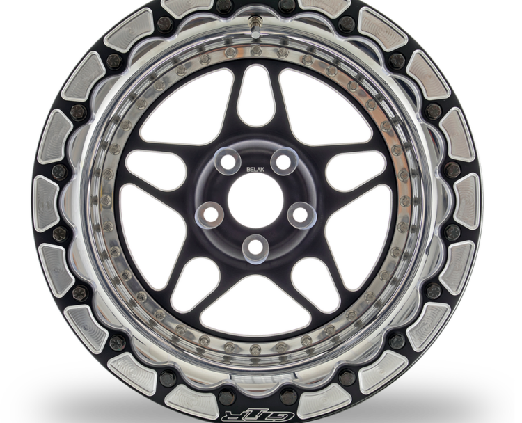 Belak Industries 2015-2020 Ford Mustang Series 3 Bead Lock Rear Drag Wheel 17x10.5
