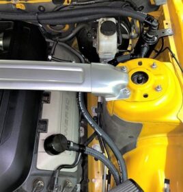 UPR Products 2011-2023 Ford Mustang GT Supercharged Dual Valve Oil Catch Can CSS Plug N Play - Image 1