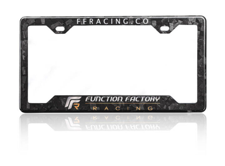 Function Factory Performance 2 Hole Forged Carbon Fiber License Plate Frame