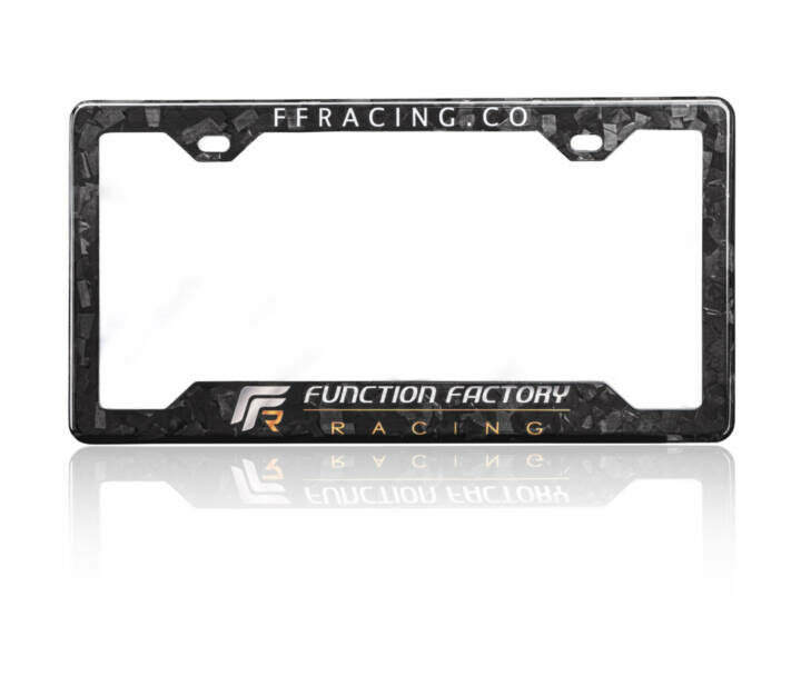Function Factory Performance 2 Hole Forged Carbon Fiber License Plate Frame