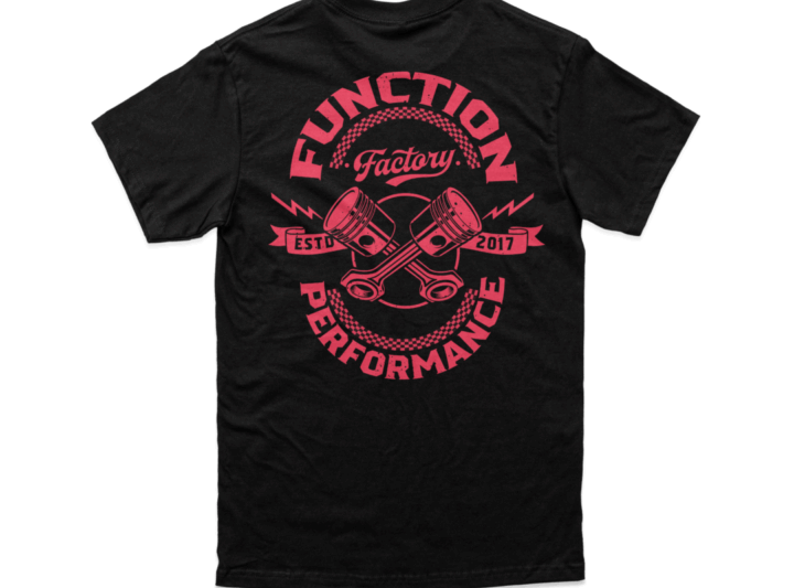 Function Factory Performance Pistons T-Shirt
