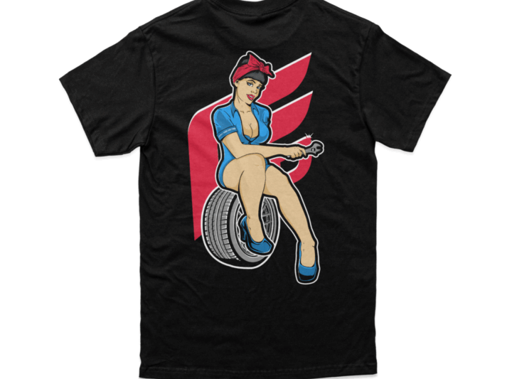 Function Factory Performance Pin Up Girl T-Shirt