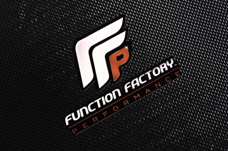 Function Factory Performance Black Outline White Slap Sticker