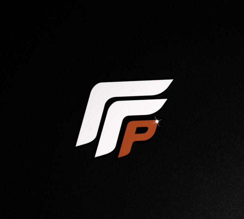 Function Factory Performance Black Outline Logo Slap Sticker